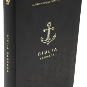 Bíblia AEC | Letra Grande | Capa Preta Âncora
