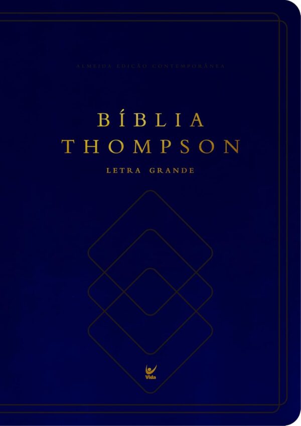 Bíblia Thompson | Letra Grande | Com Indice: Capa Luxo Azul