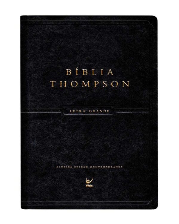 Bíblia Thompson | Letra Grande | Capa Luxo Preta