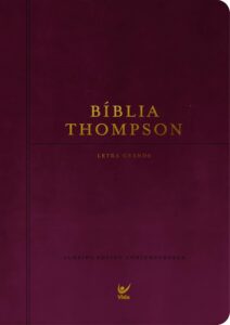 Bíblia Thompson | Letra Grande | Com Indice: Capa Luxo Vinho