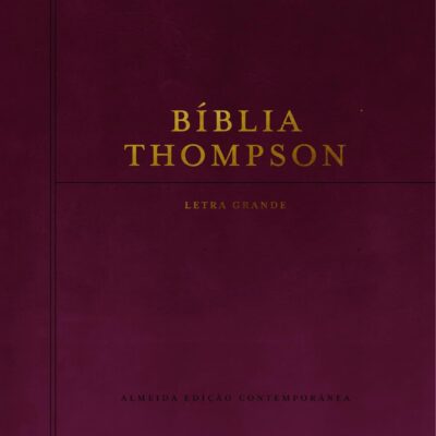 Bíblia Thompson | Letra Grande | Com Indice: Capa Luxo Vinho