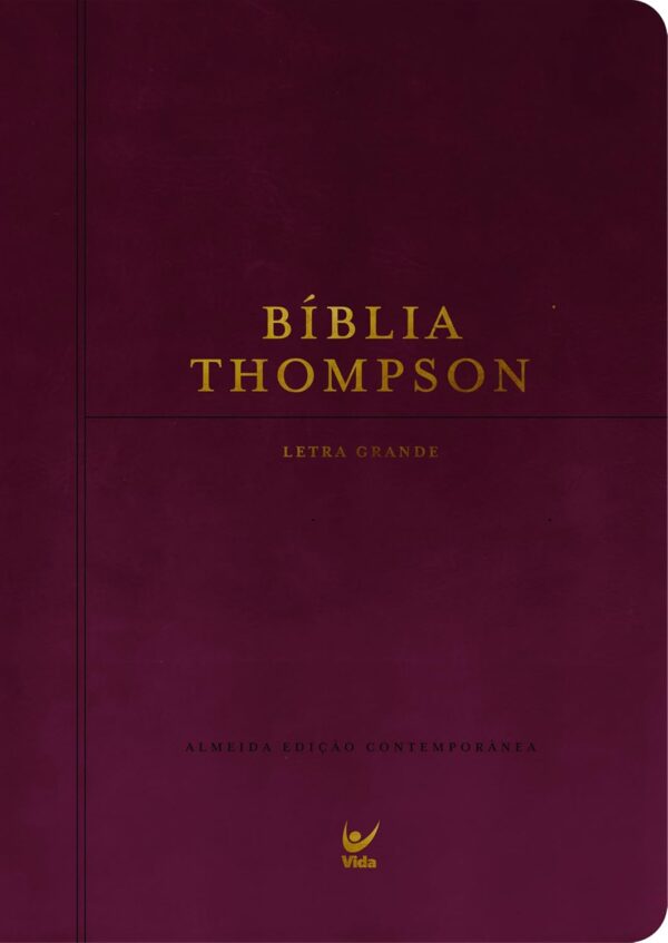 Bíblia Thompson | Letra Grande | Com Indice: Capa Luxo Vinho