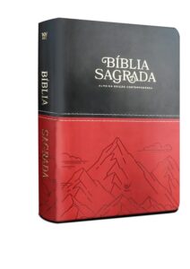 Bíblia AEC | Letra Gigante | Preto e Vermelho Montanhas
