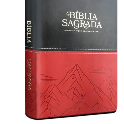 Bíblia AEC | Letra Gigante | Preto e Vermelho Montanhas
