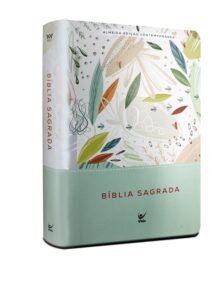 Biblia AEC Letra Gigante Verde Estampada