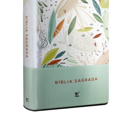 Biblia AEC Letra Gigante Verde Estampada