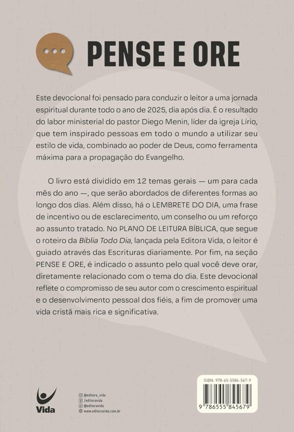 Pense e ore: Mensagens Inspiradoras Para um Novo Tempo | Diego Menin - Image 2